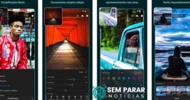 Aplicativo Editor de Fotos Lightroom